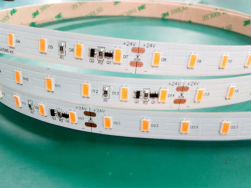 smd 5630 led light strip 70 leds 24 volt  IP20 interior warm white 2700k