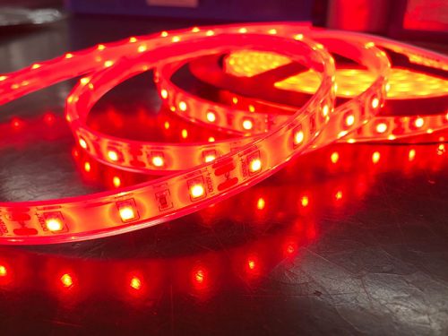led tape ligh for gate equipment smd3528 1.5w/ft  60leds/m, red color,IP68