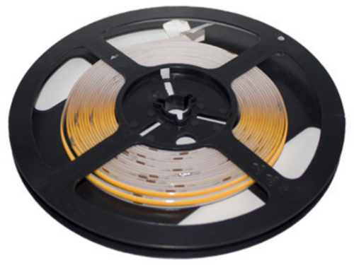 Flexible cob strip light 12w/m warm white 130lm/w